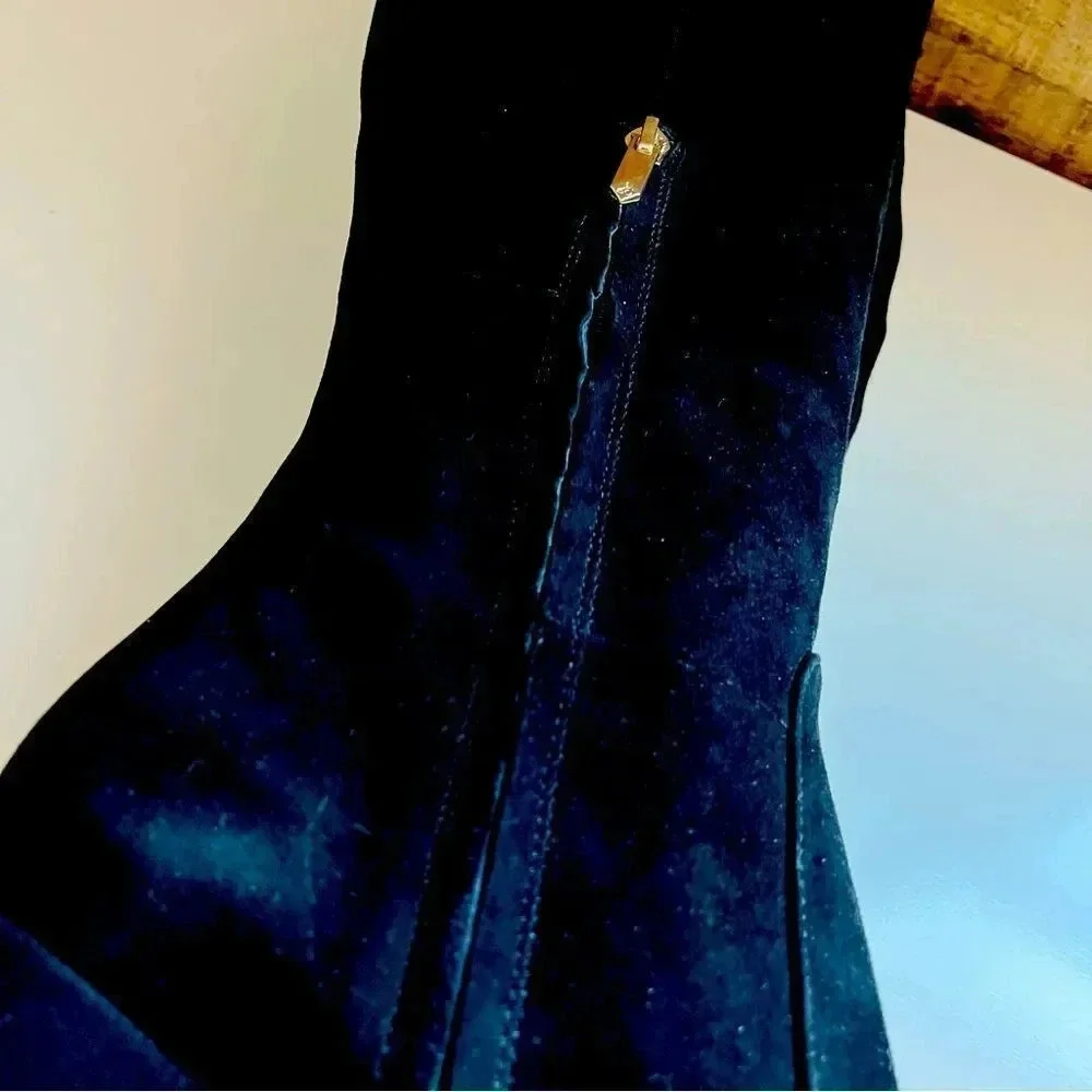 NWOT Sam Edelman Thora Suede Tall Block Heeled Boots